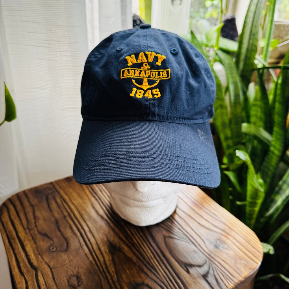 USNA Navy Annapolis 1845 Baseball Cap Adjustable‎ Strap
